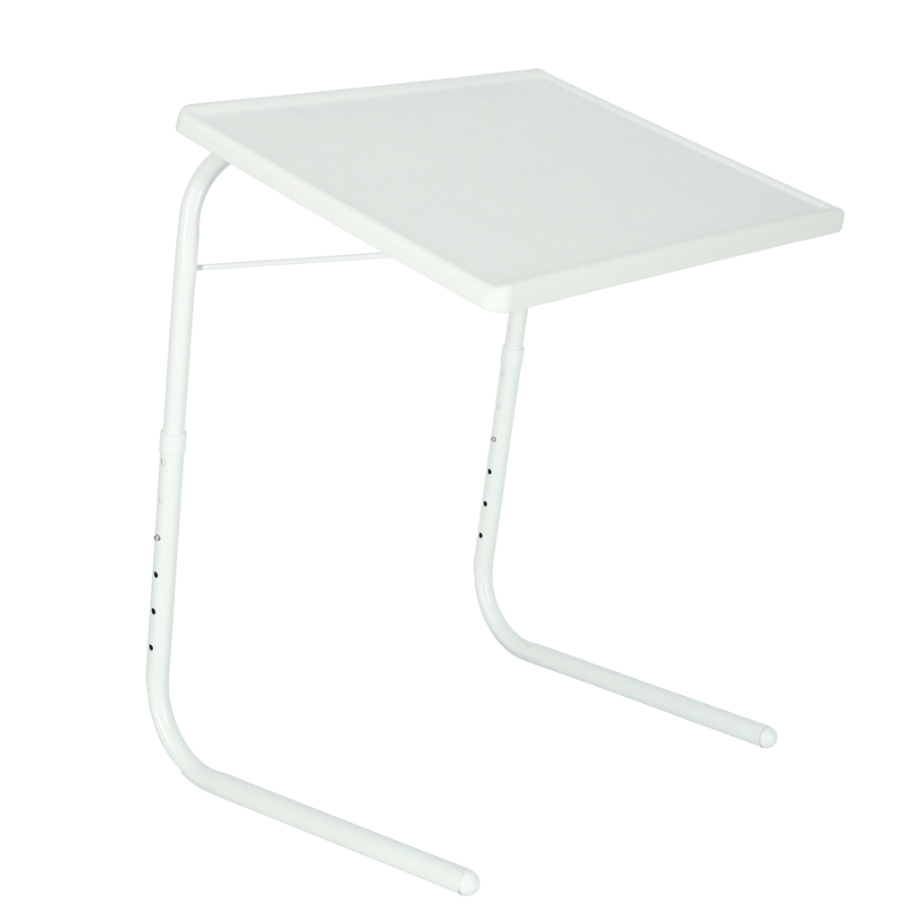 Stolik pod laptopa do laptopa stół wielofunkcyjny składany regulowany 69cm biały - obrazek 2