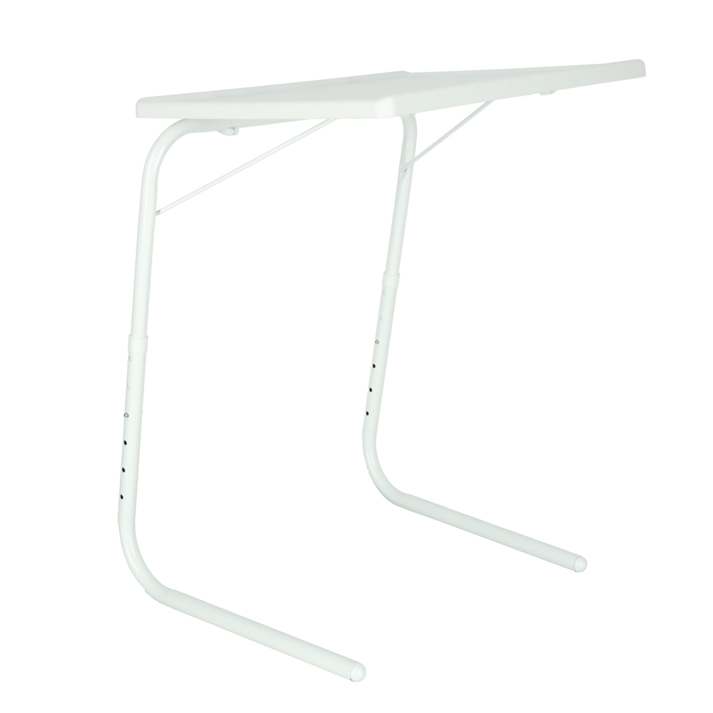 Stolik pod laptopa do laptopa stół wielofunkcyjny składany regulowany 69cm biały - obrazek 4