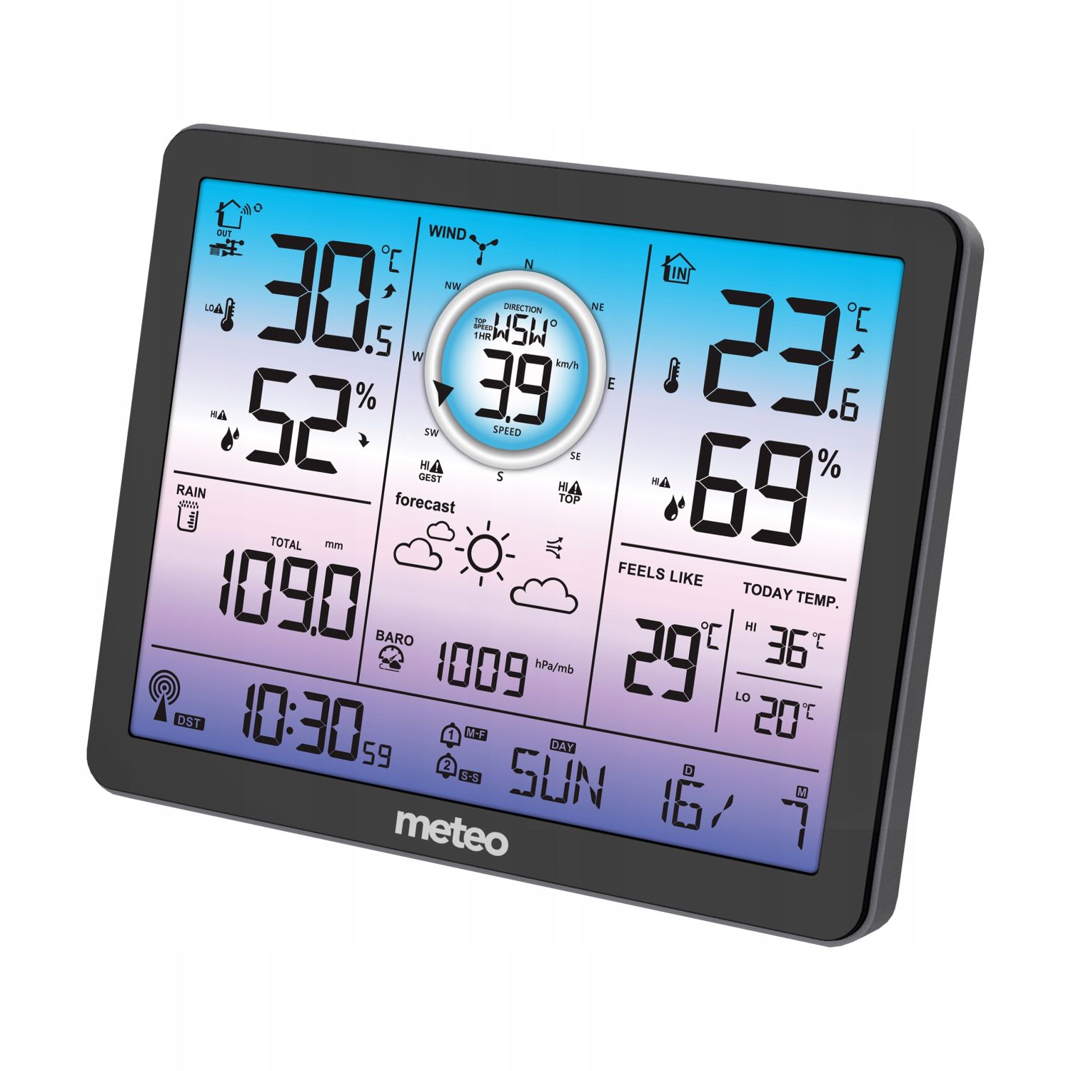 Stacja pogodowa + miernik wiatru oraz opadów - obrazek 3