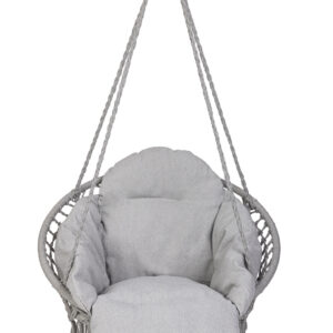 Huśtawka ogrodowa bocianie gniazdo z poduszką XXL szary 150kg