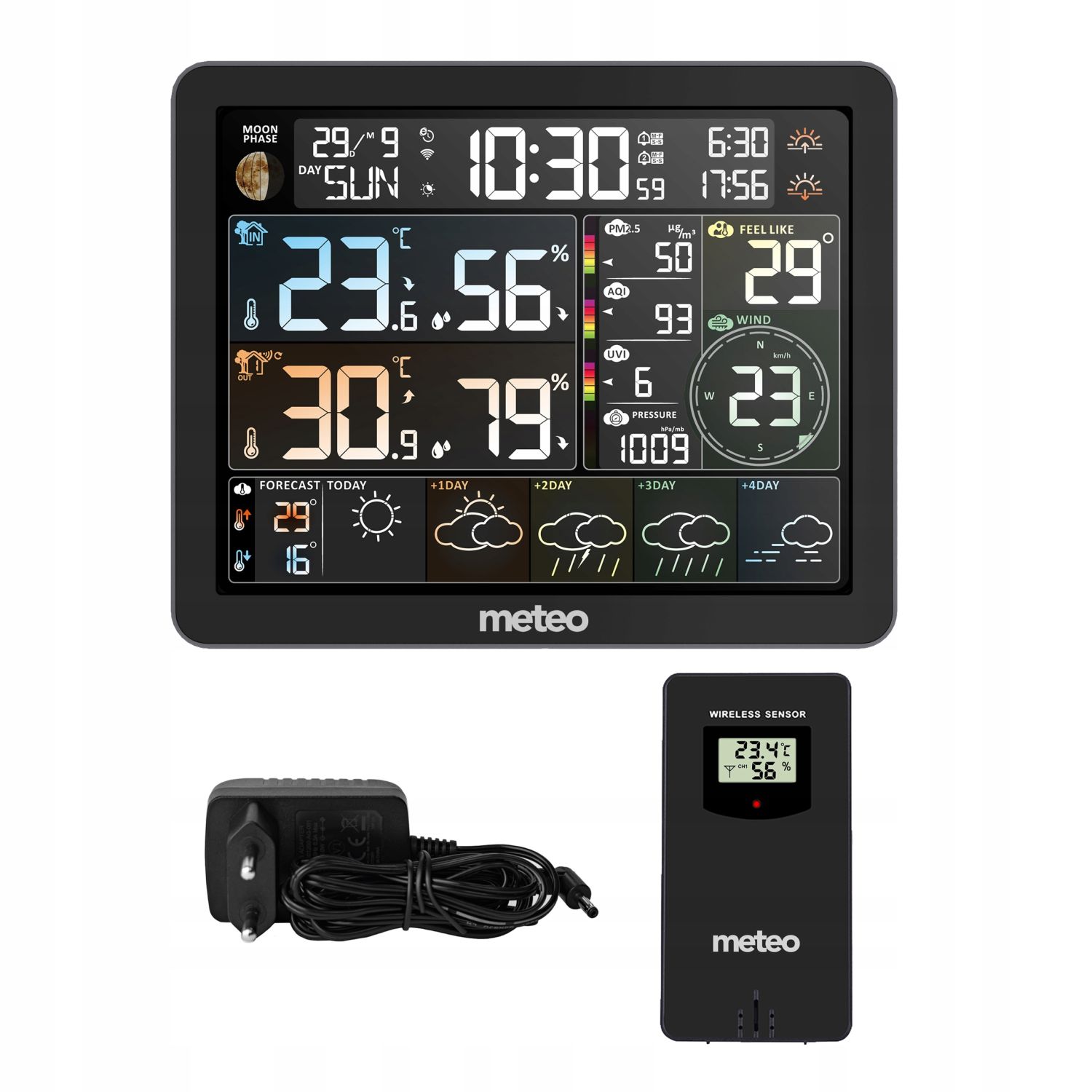 Stacja pogodowa WIFI + miernik zanieczyszczenia powietrza - obrazek 2