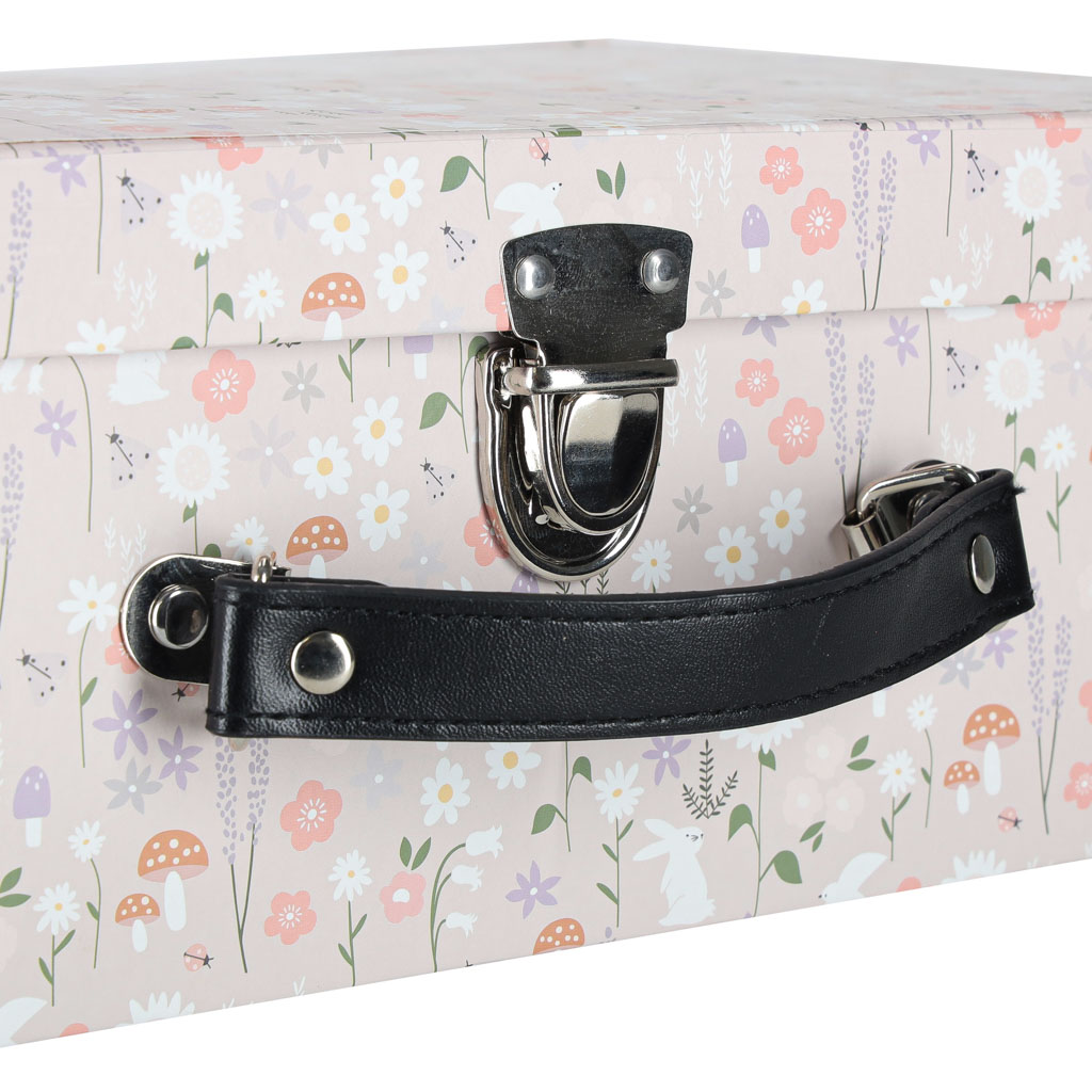 Domek dla lalek w walizce akcesoria drewniane mebelki - obrazek 12