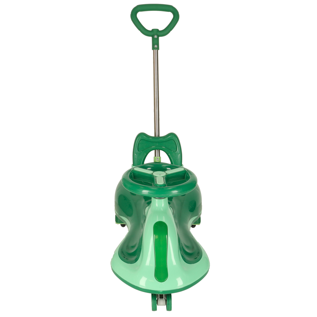 Jeździk grawitacyjny LED Swing FIX S2 skuter z rączką zielony max 100kg - obrazek 4
