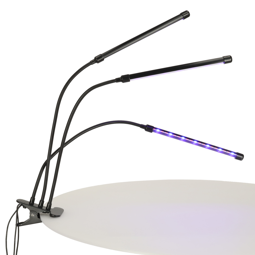 Lampa do roślin LED uprawy wzrostu panel 3 żarówki - obrazek 2