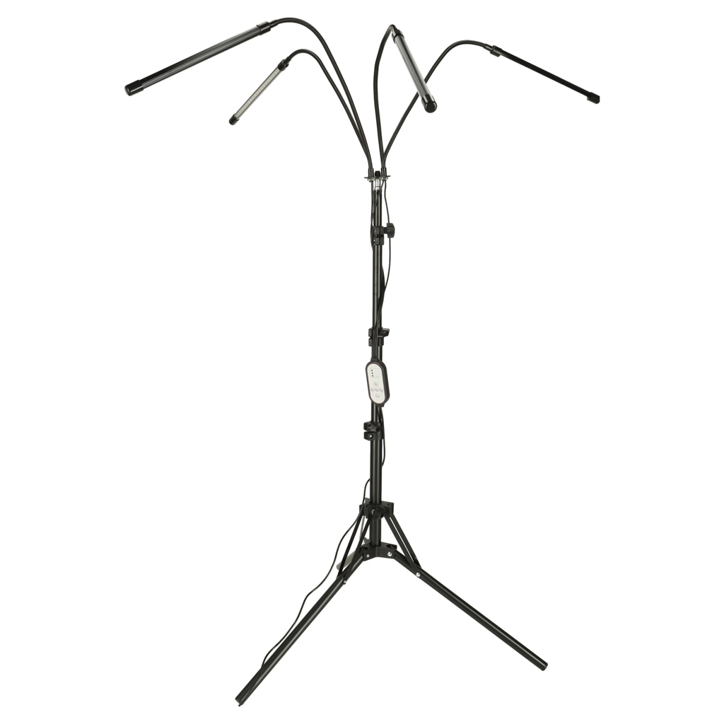 Lampa do roślin LED uprawy wzrostu panel na statywie 4x80LED - obrazek 3