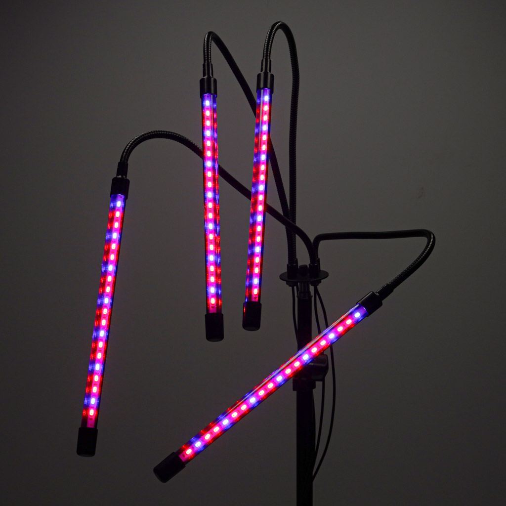 Lampa do roślin LED uprawy wzrostu panel na statywie 4x80LED - obrazek 11