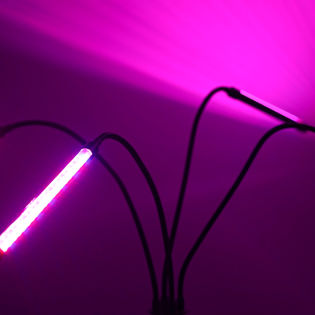 Lampa do roślin LED uprawy wzrostu panel na statywie 4x80LED - obrazek 16