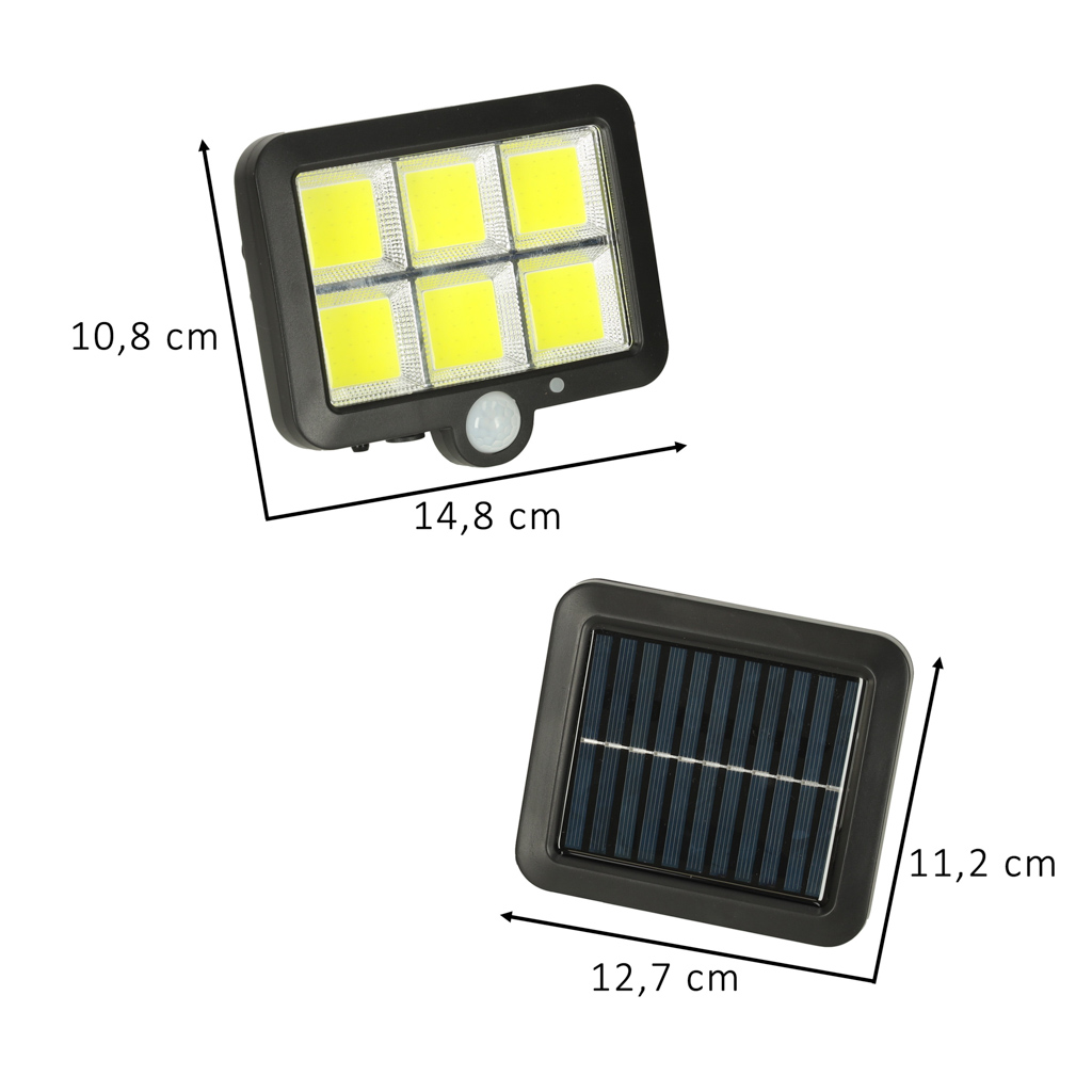 Lampa solarna czujnik ruchu i zmierzchu 120 LED - obrazek 12