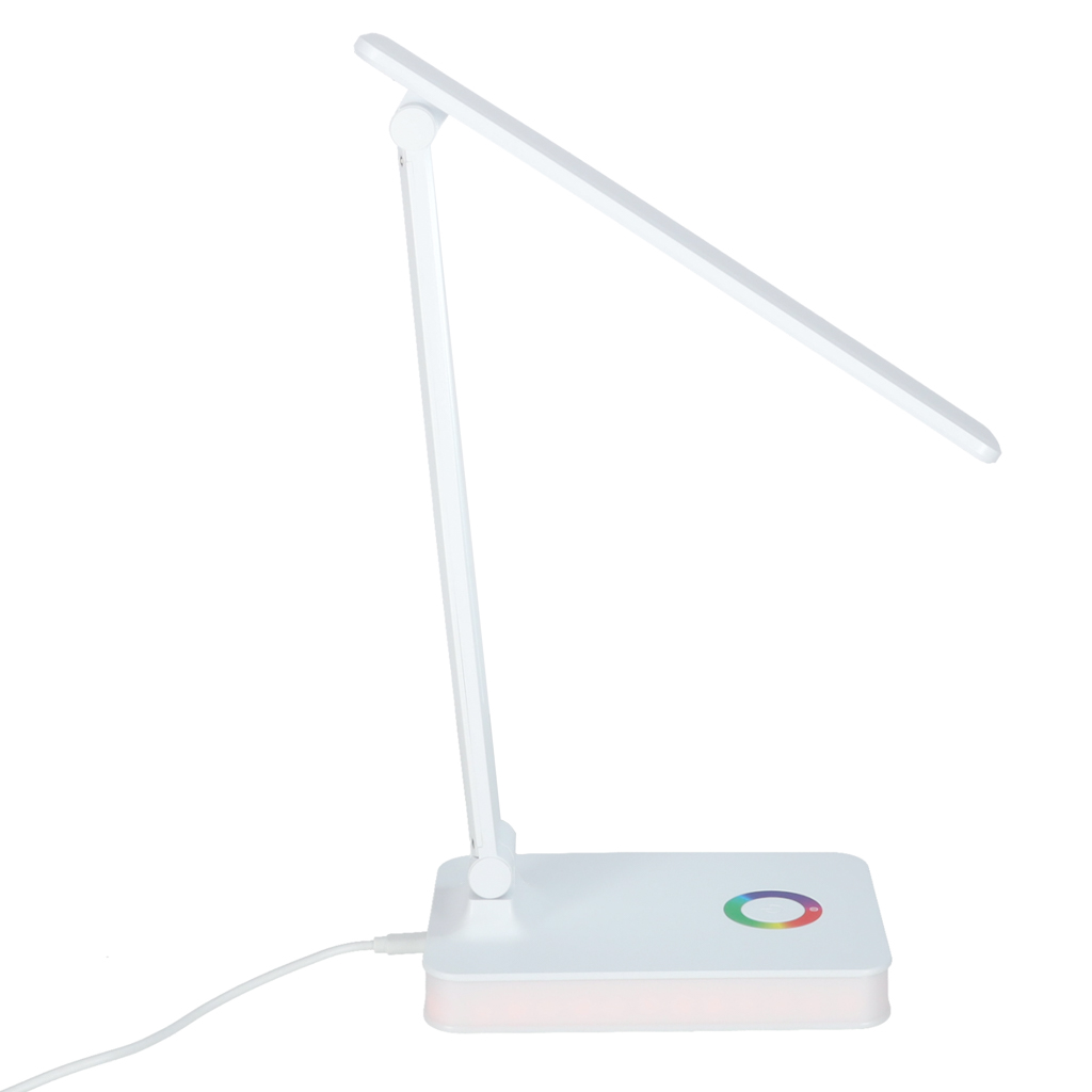 Lampka na biurko biurkowa LED USB dotykowa podświetlana RGB regulacja światła - obrazek 4