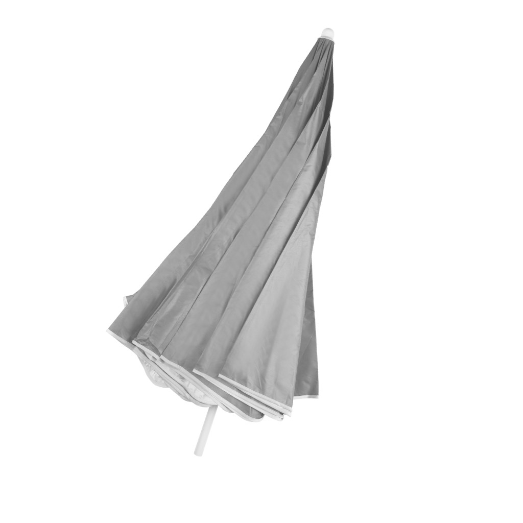 Parasol ogrodowy plażowy regulowany łamany składany UV 150cm szary - obrazek 5