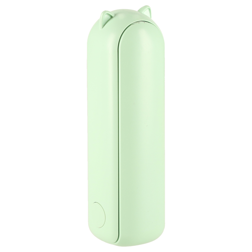 Wiatrak biurkowy wentylator mini ręczny składany wiatraczek przenośny USB zielony - obrazek 9