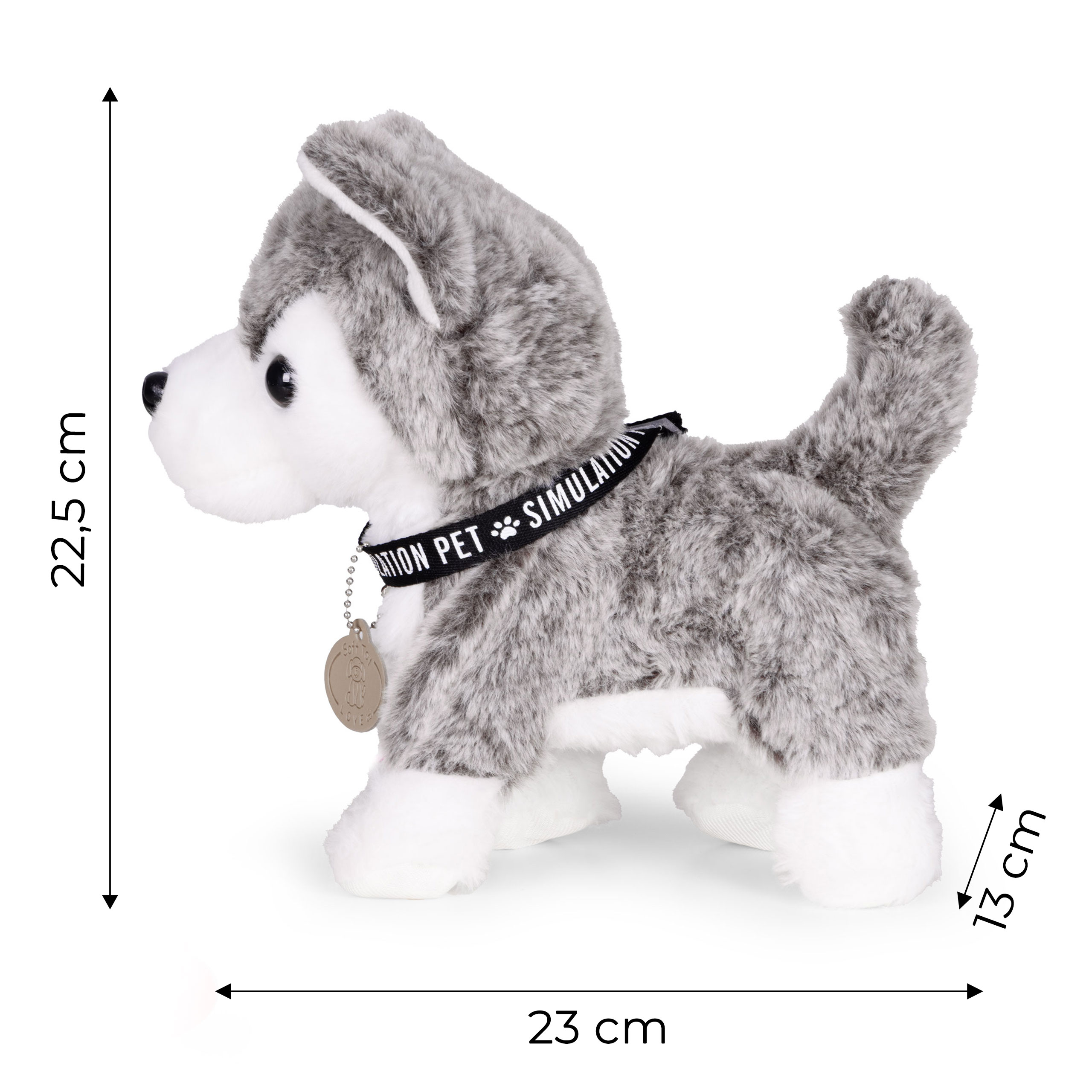 Interaktywny piesek na smyczy husky chodzi i merda ogonem melodyjki - obrazek 10