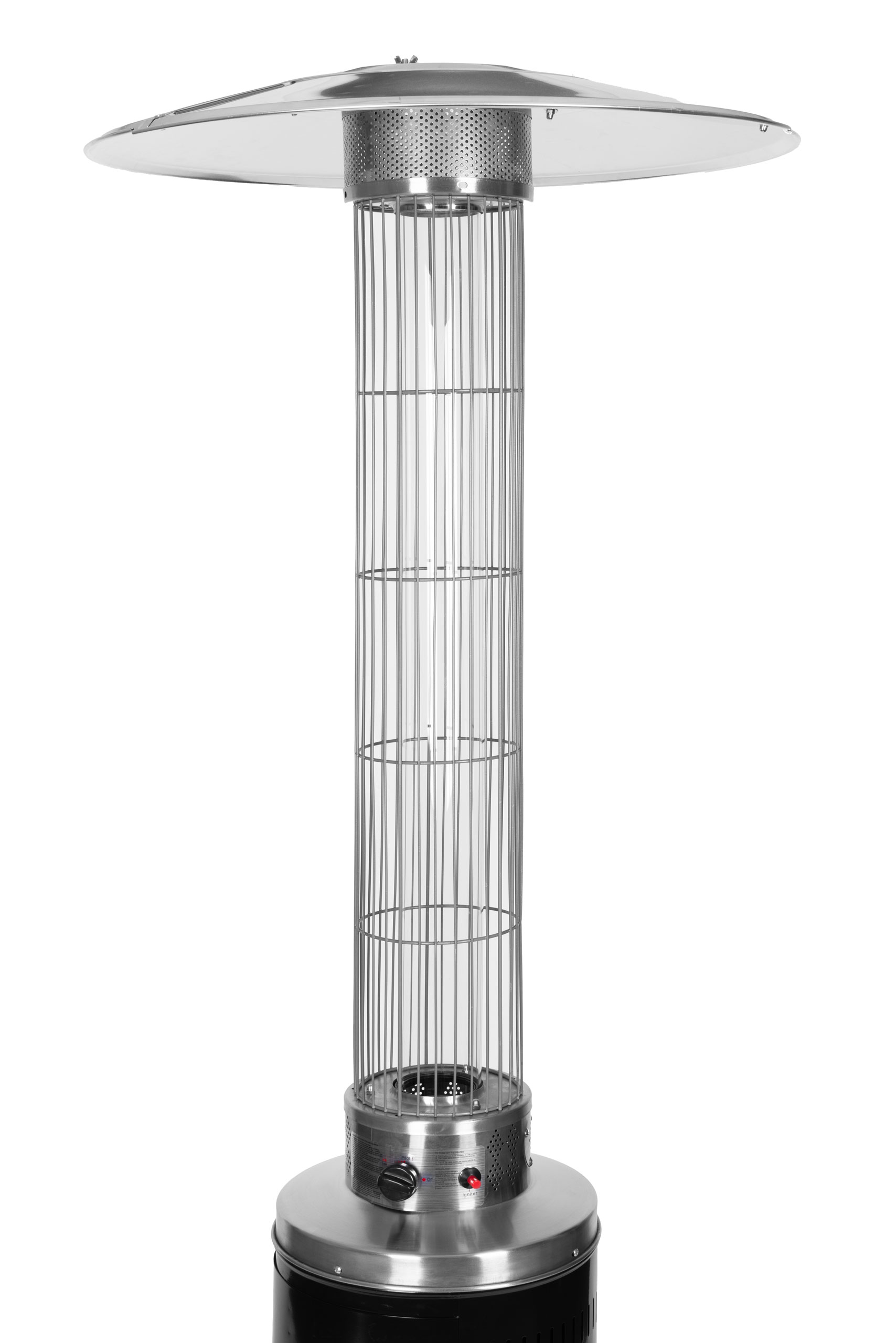 Ogrzewacz parasol gazowy grzejnik 9 kW szklany na ogród patio reduktor wąż pokrowiec MultiGarden - obrazek 4