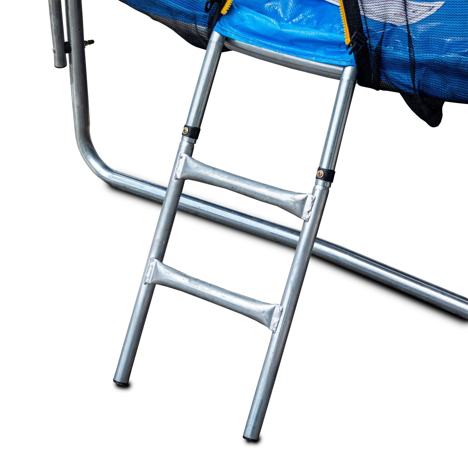 Trampolina ogrodowa z siatką zewnętrzną o średnicy 10 ft 304-312 cm + drabinka - obrazek 4