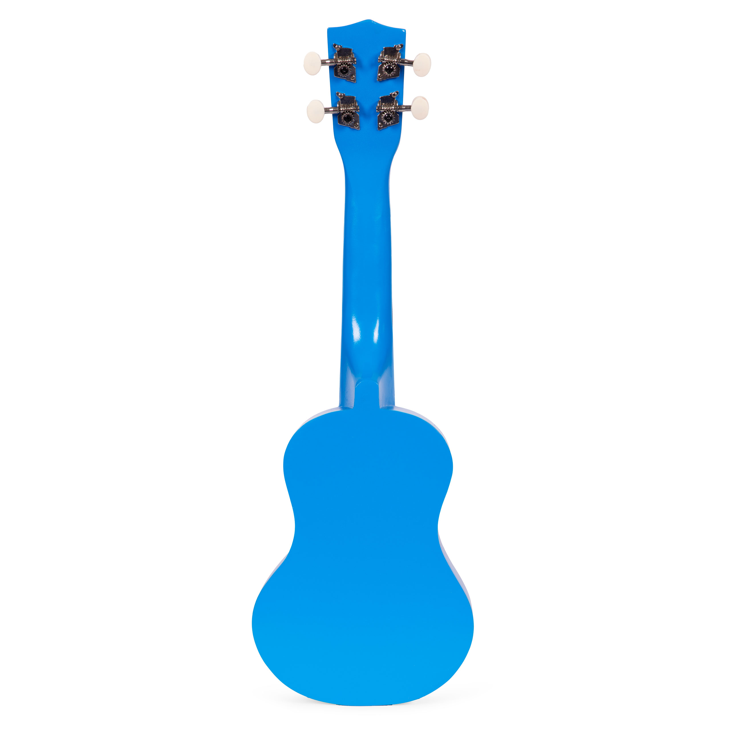 Gitara ukulele dla dzieci drewniana 4 struny nylonowe kostka do gry ECOTOYS - obrazek 6