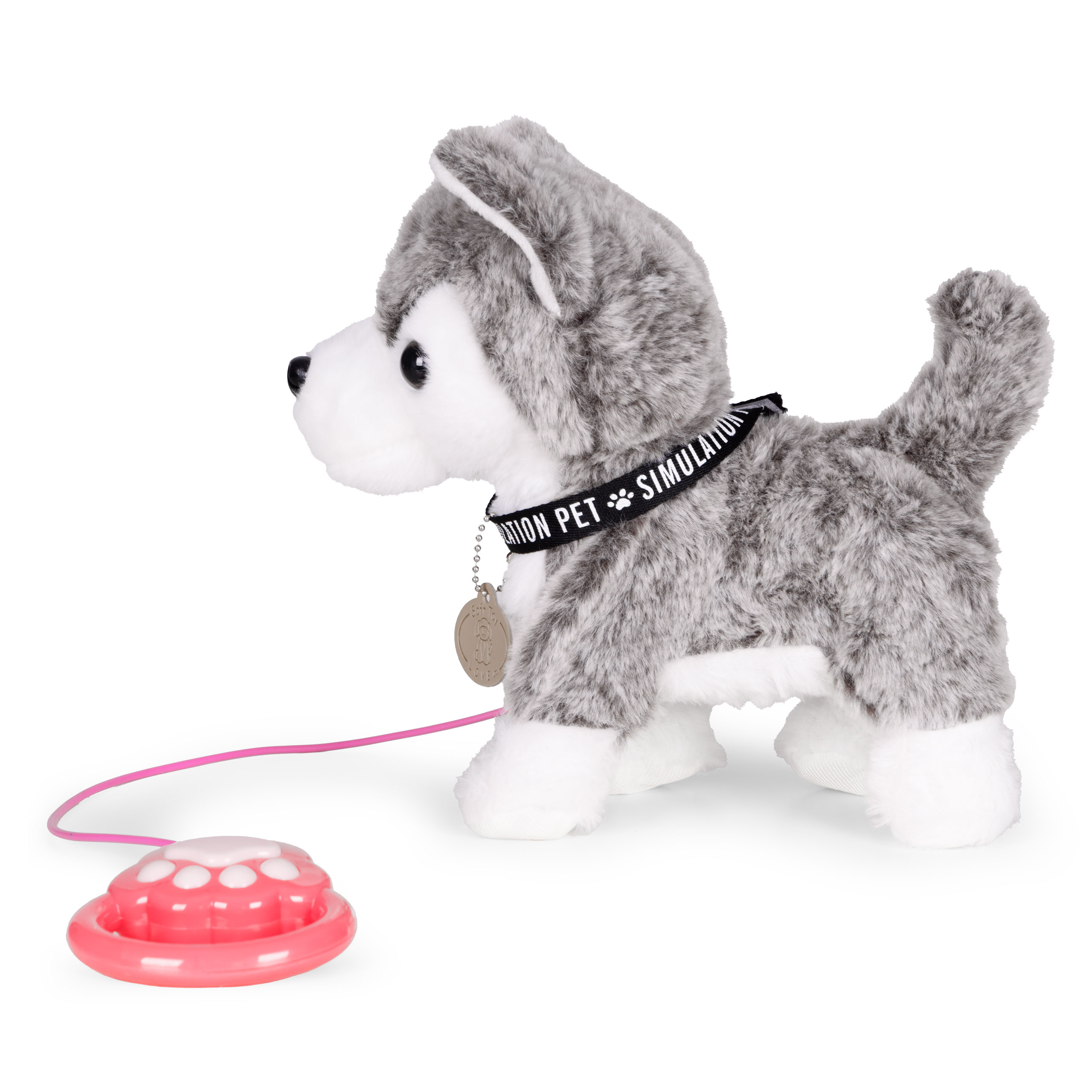 Interaktywny piesek na smyczy husky chodzi i merda ogonem melodyjki - obrazek 7