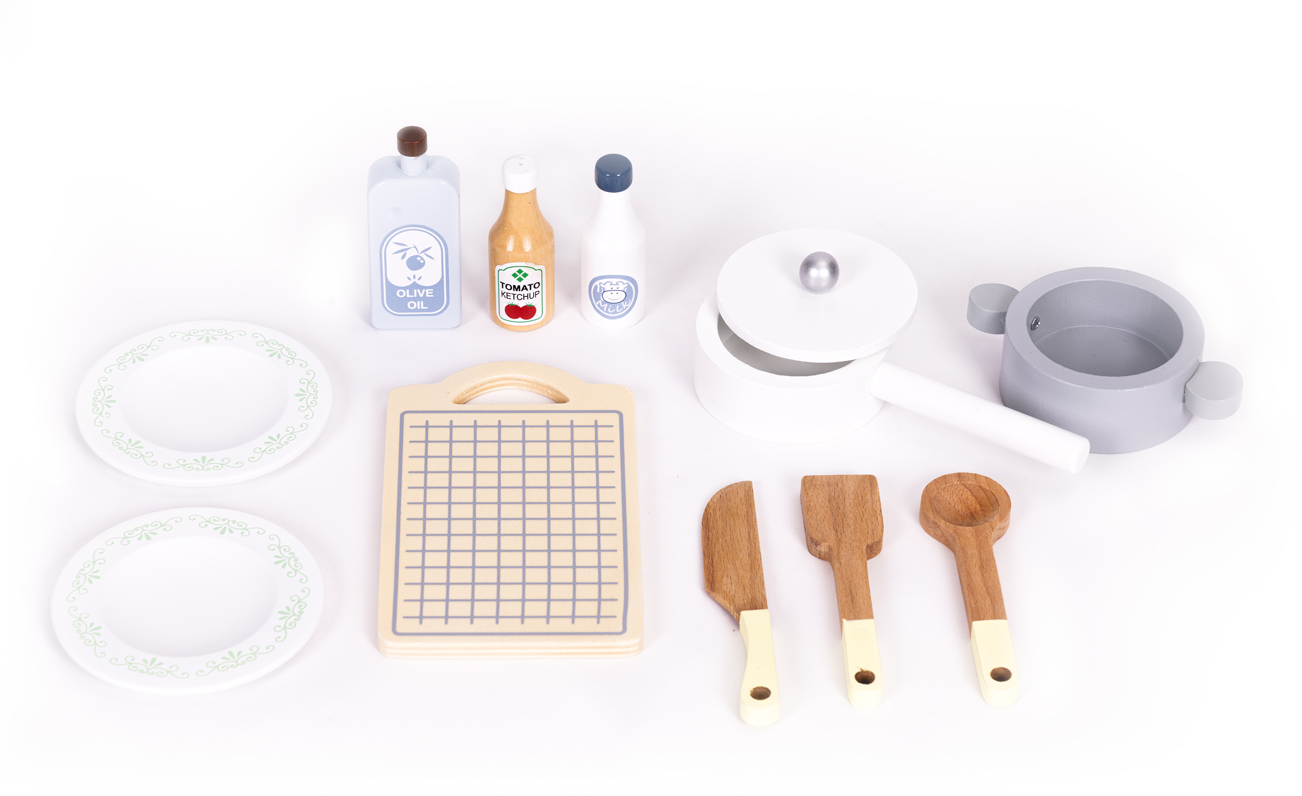 Kuchnia dla dzieci piekarnik pralka mikrofala 12 akcesoriów ECOTOYS - obrazek 9