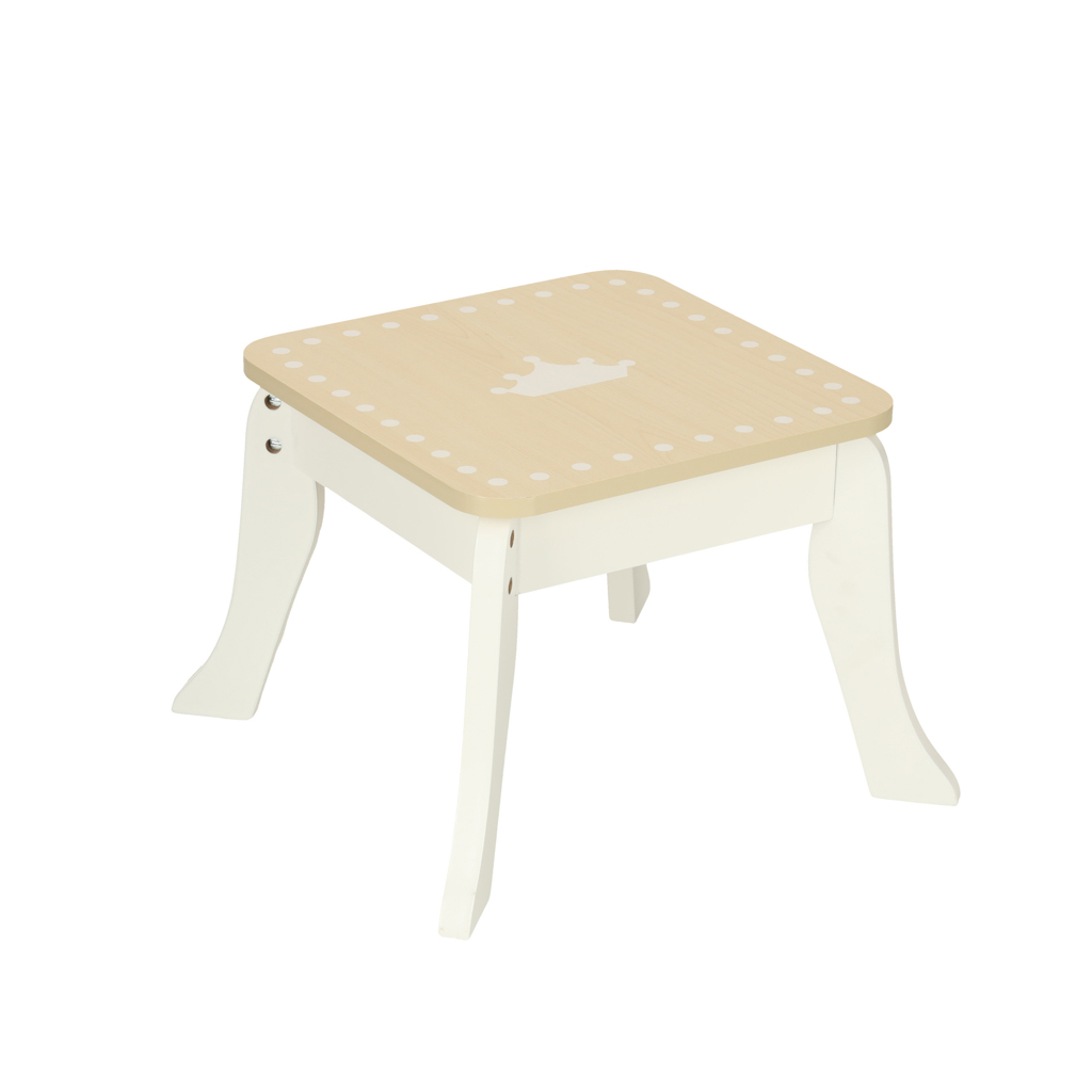 Toaletka drewniana dla dziewczynki LULILO Bella lustro taboret akcesoria - obrazek 5