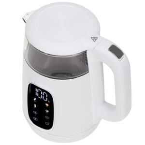 AD 1305 WS white silver Czajnik elektryczny szklany regulacją temperatury 1,7L | LED | 40-100°C |