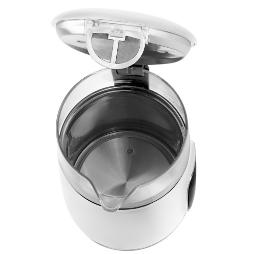 AD 1305 WS white silver Czajnik elektryczny szklany regulacją temperatury 1,7L | LED | 40-100°C | - obrazek 5