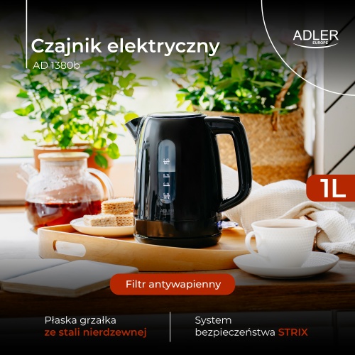 AD 1380b Czajnik elektryczny 1,0 L | STRIX | Obrotowa podstawa | - obrazek 13