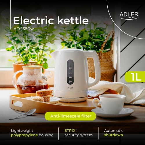 AD 1380w Czajnik elektryczny 1,0 L | STRIX | Obrotowa podstawa | - obrazek 15