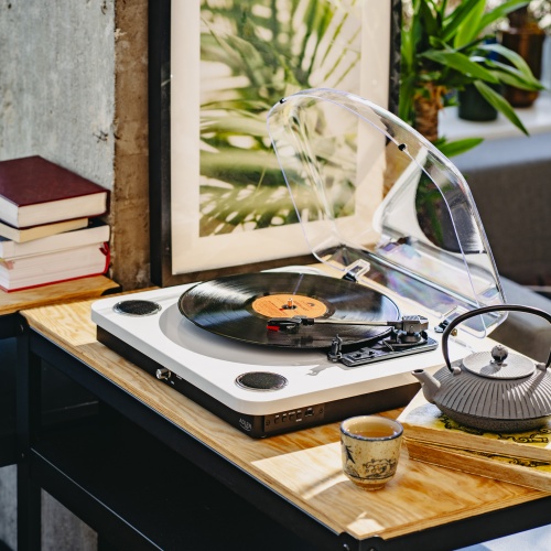AD 1914 White Gramofon z USB i Bluetooth - obrazek 11