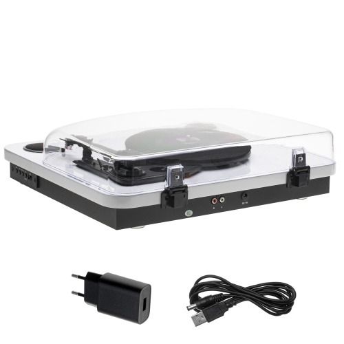 AD 1914 White Gramofon z USB i Bluetooth - obrazek 3