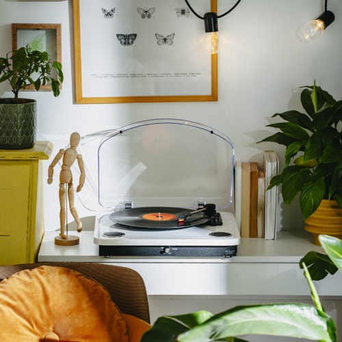 AD 1914 White Gramofon z USB i Bluetooth - obrazek 8