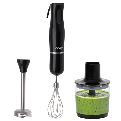 AD 4620 black Blender ręczny-|Zestaw | Pojemnik 500ml | Pojemnik z miarką: 700ml - obrazek 2