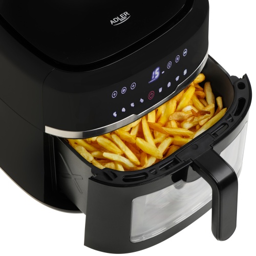 AD 6318 Frytkownica beztłuszczowa 8,0 L | 9 programów | Air Fryer z LED i oświetleniem | - obrazek 4