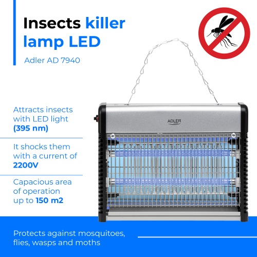 AD 7940 Lampa owadobójcza LED - obrazek 10