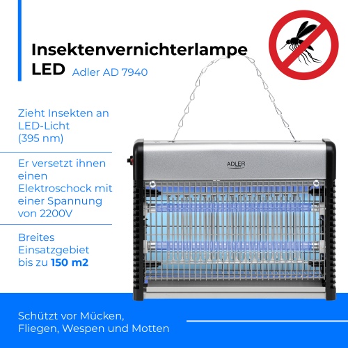 AD 7940 Lampa owadobójcza LED - obrazek 12