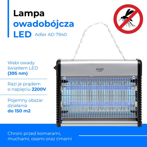AD 7940 Lampa owadobójcza LED - obrazek 14