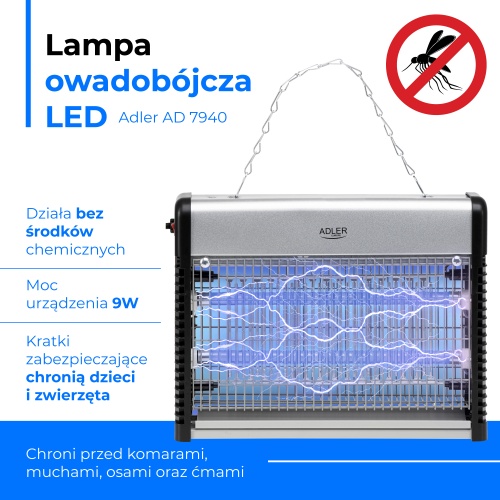 AD 7940 Lampa owadobójcza LED - obrazek 9