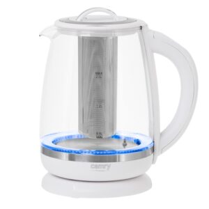 CR 1290 white Czajnik szklany 2,0 L z zaparzaczem oraz regulacją temp.| 60-100°C |