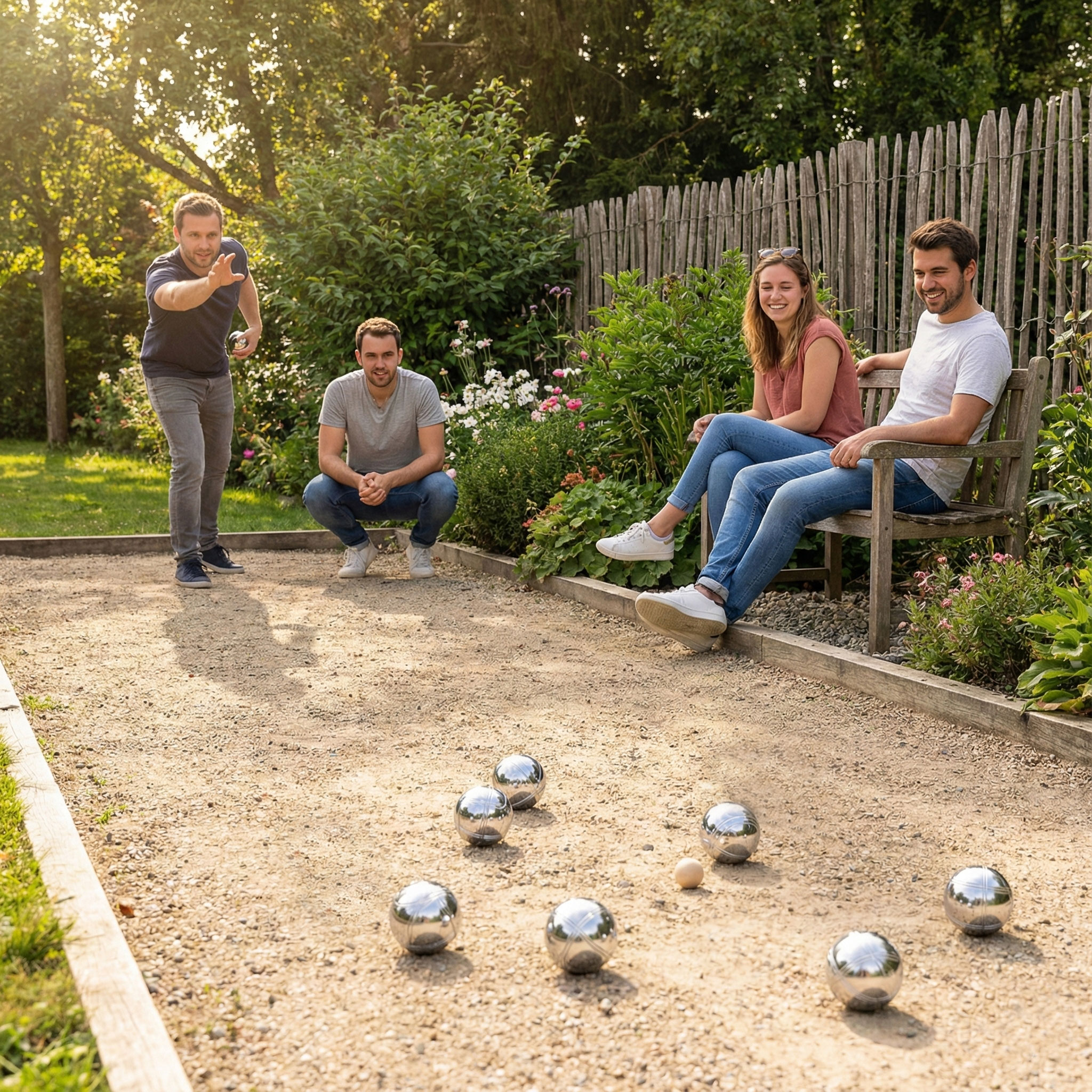 Zestaw do gry w bule kule boules petanque 8 szt. + walizka i akcesoria - obrazek 2