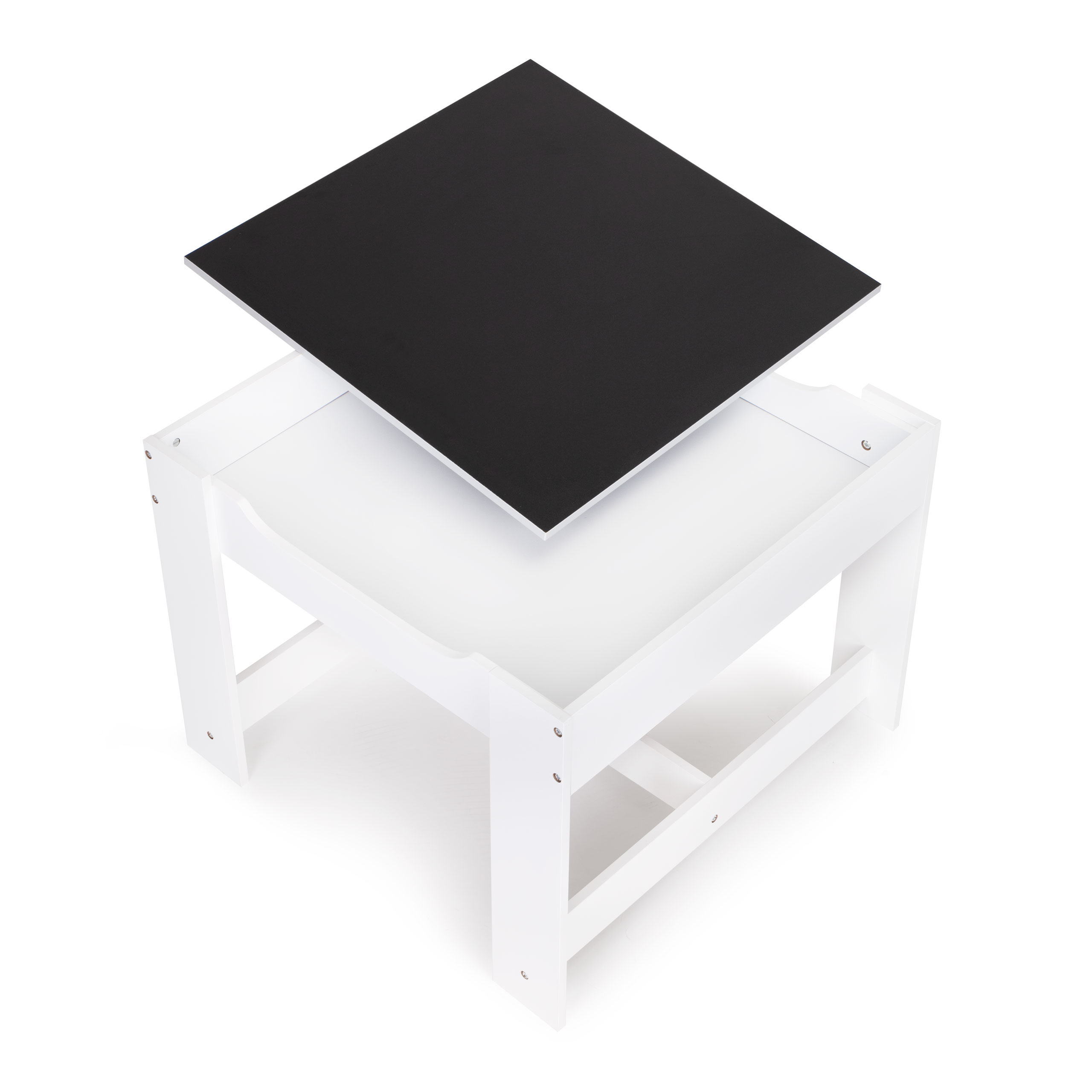 Meble dla dzieci zestaw drewniany stół + 2 krzesła ECOTOYS - obrazek 3