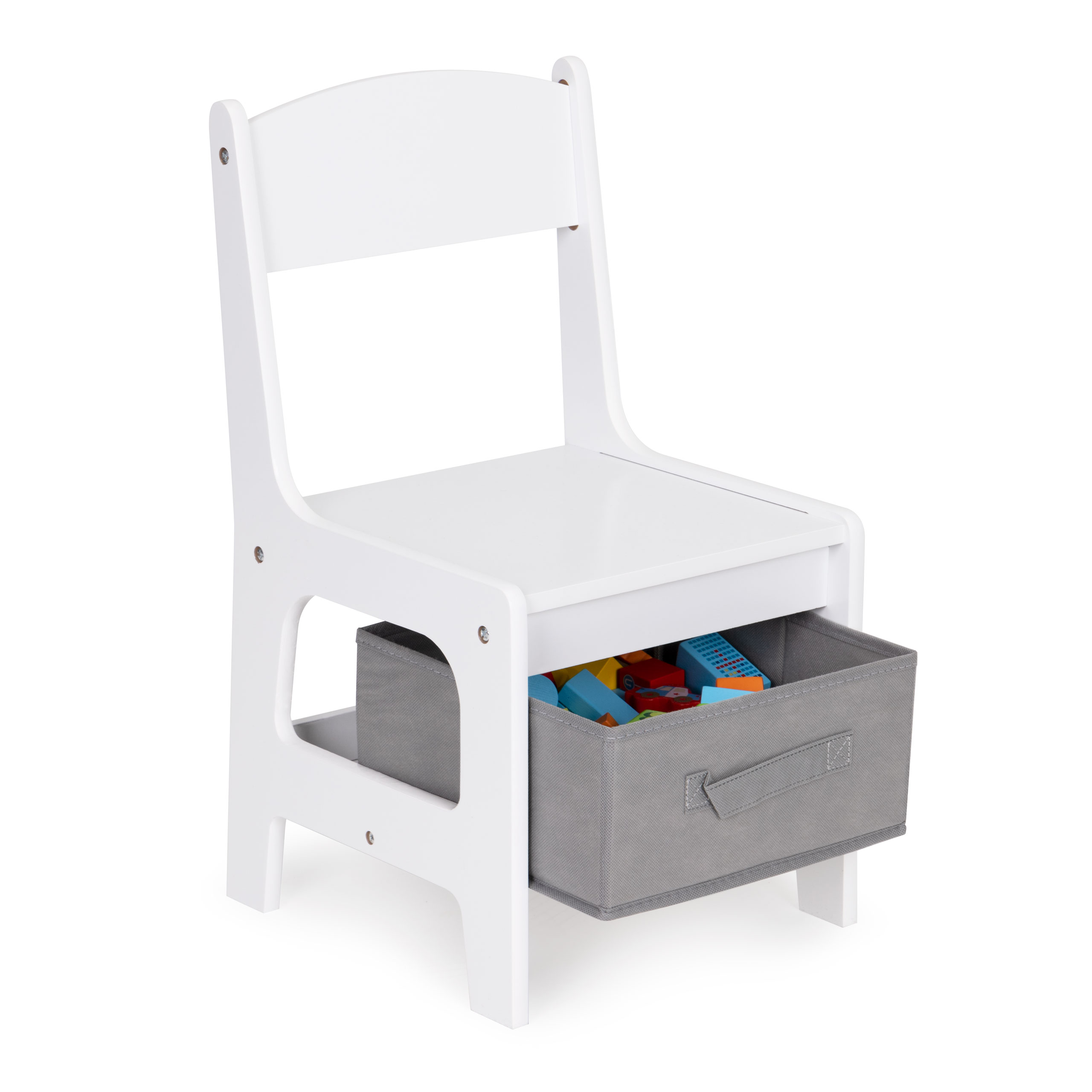 Meble dla dzieci zestaw drewniany stół + 2 krzesła ECOTOYS - obrazek 6