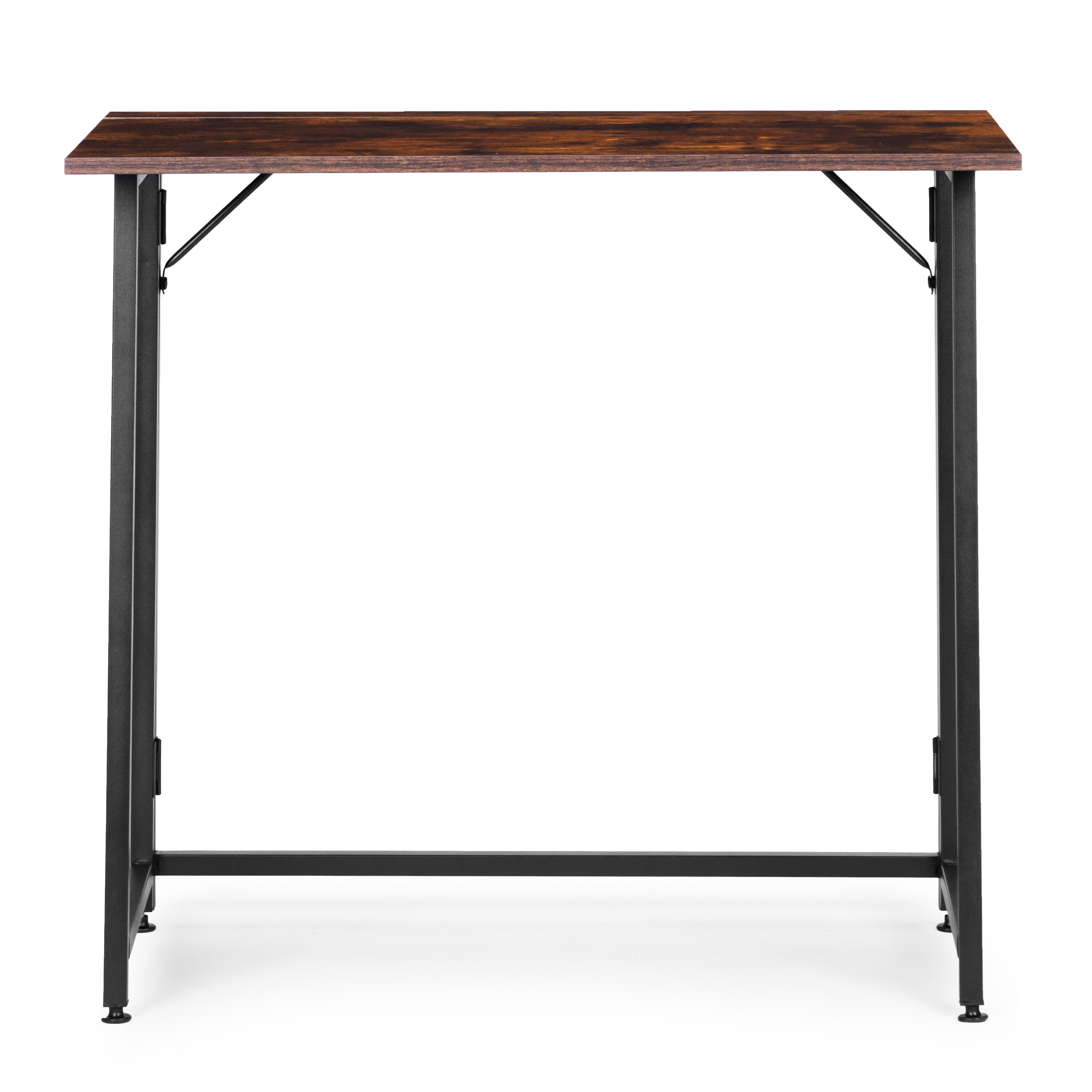 Biurko komputerowe składane 80x45 cm stolik pod laptopa loft ModernHome - obrazek 4