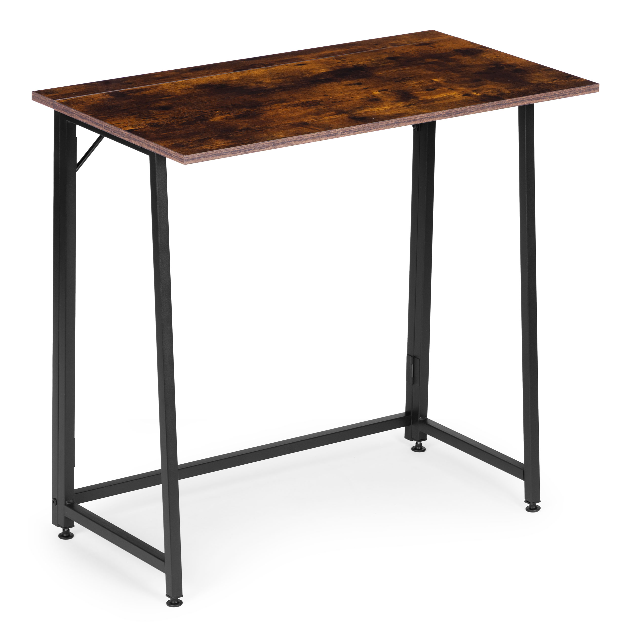 Biurko komputerowe składane 80x45 cm stolik pod laptopa loft ModernHome - obrazek 5
