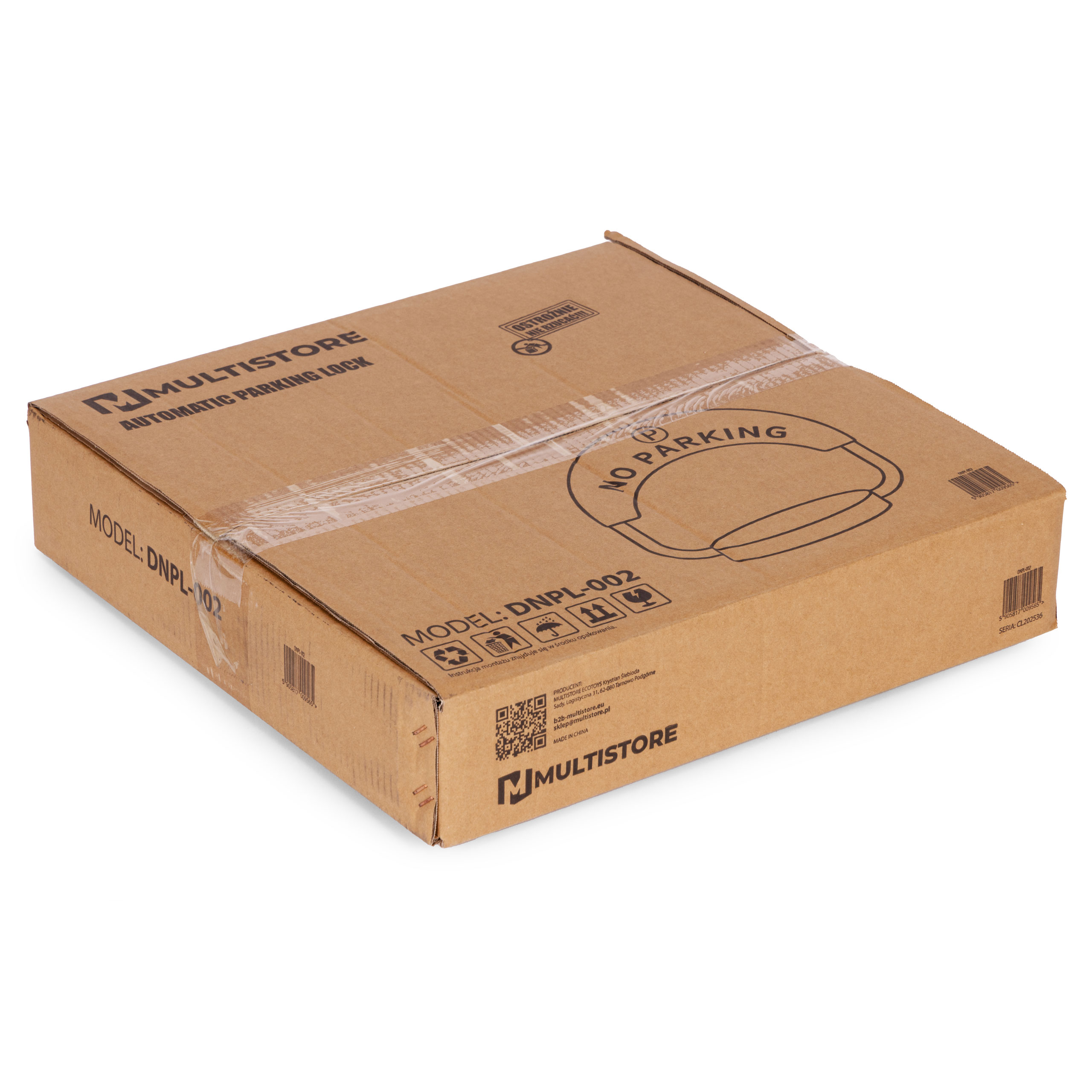 Blokada parkingowa składana zapora 40 cm na klucz zdalnie sterowana system alarmowy - obrazek 9